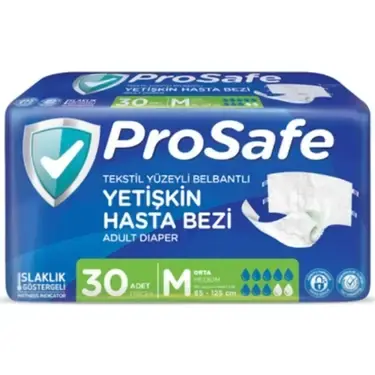 PROSAFE BAĞLAMALI MEDİUM TEKSTİL HASTA ALT BEZİ