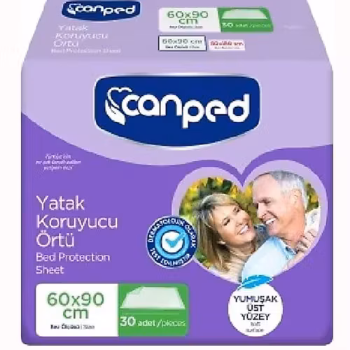 CANPED YATAK KORUYUCU 30 LU HASTA SERME BEZİ