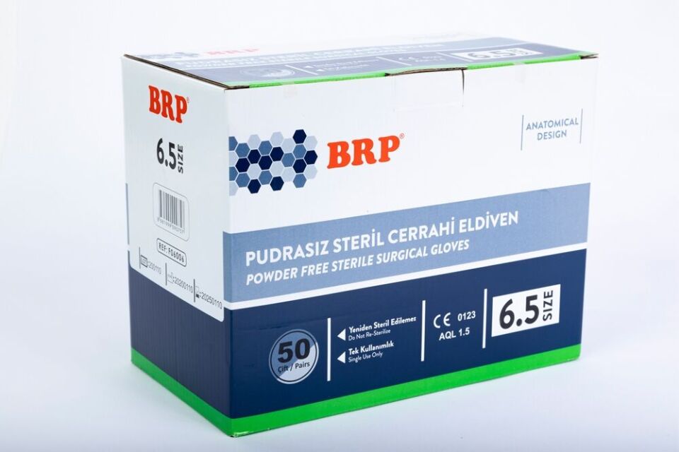 Steril Cerrahi Eldiven Pudrasız 50 Lİ