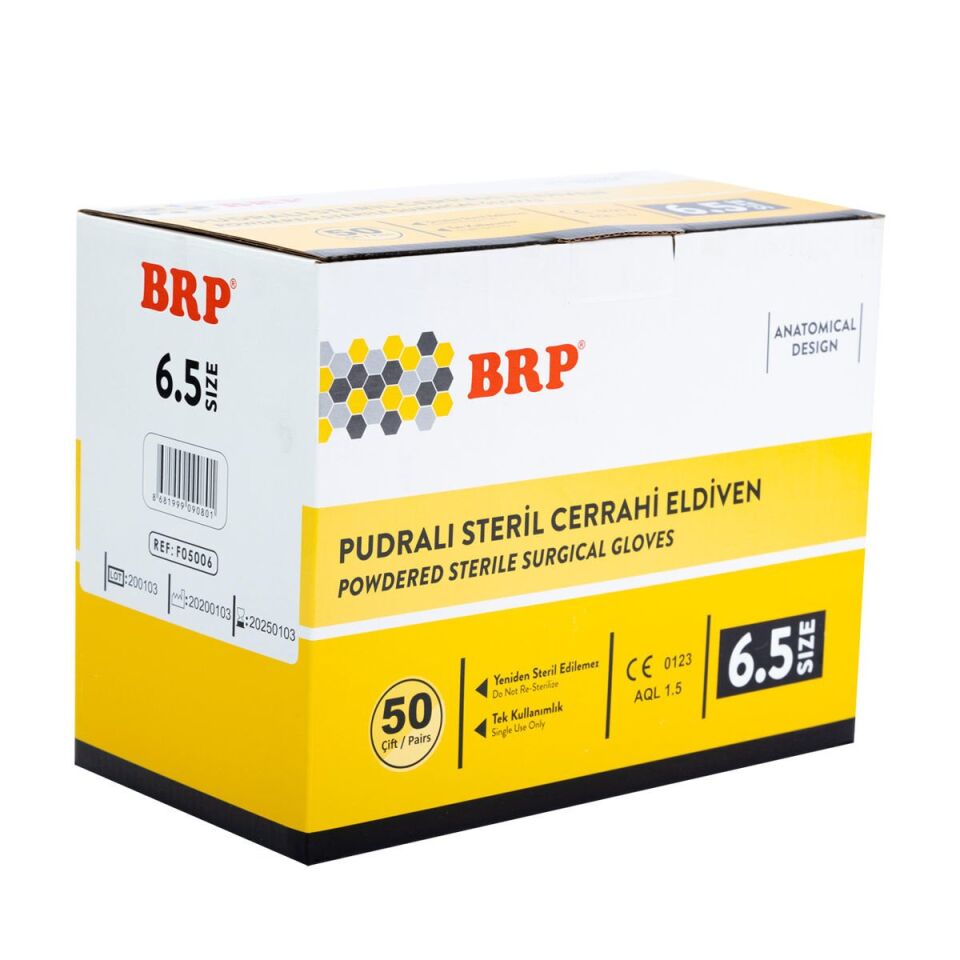 Steril Cerrahi Eldiven Pudralı 50 Lİ